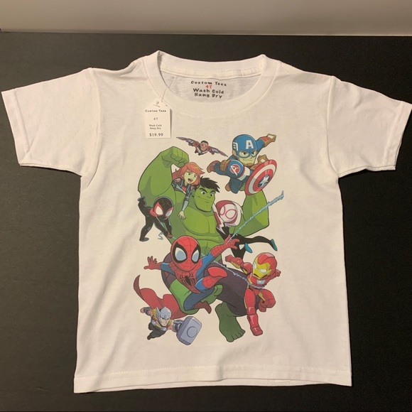Marvel Avengers Custom Tees T Shirt - Picture 1 of 3
